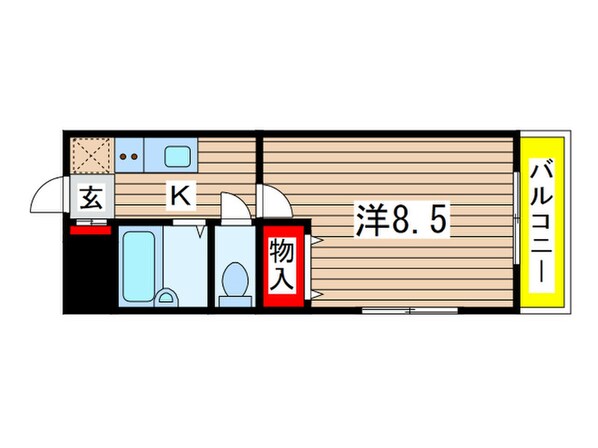 シャルム春日の物件間取画像